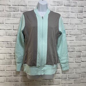 Adidas Golf Full Zipper Wool Blend Quilted Sleeve Jacket NWT Medium
